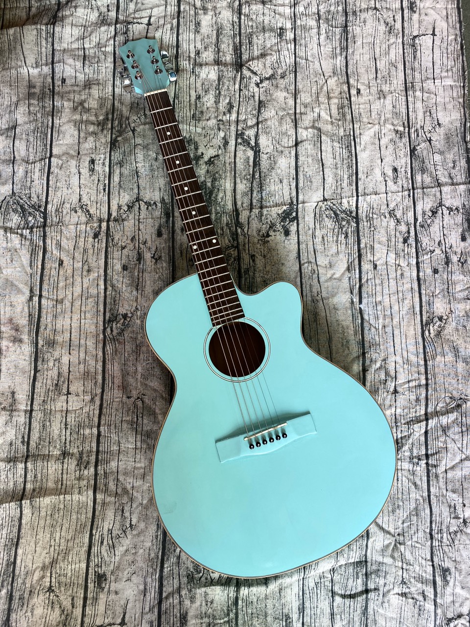 Guitar Acoustic  E90M ( Xanh )